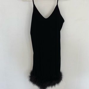 Vintage velvet cocktail dress
